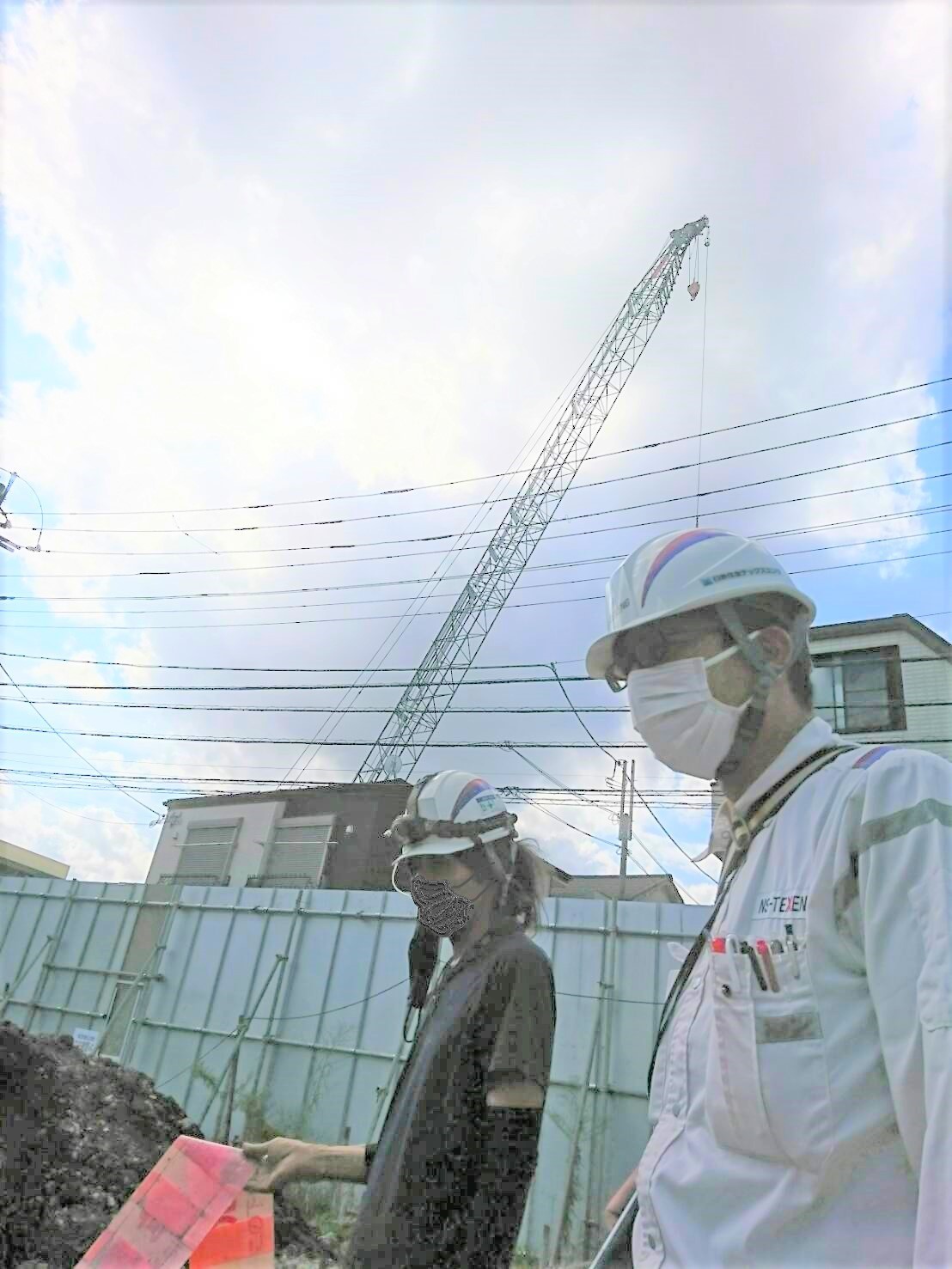 現場写真をアップしました